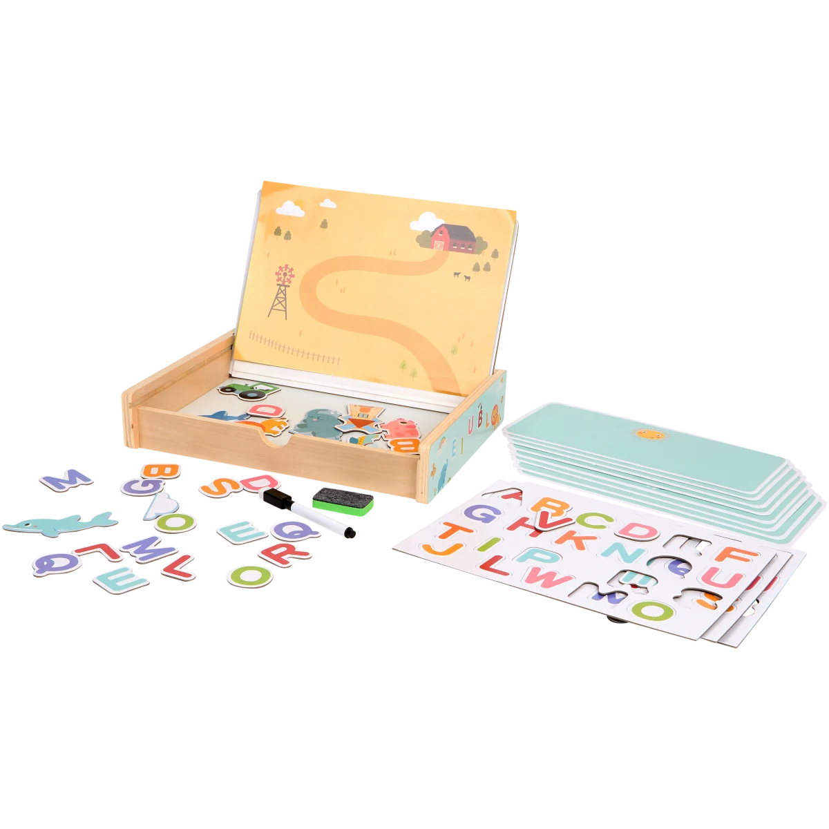Set magnetic educativ Mini Matters – 21 bucăți | Action RO