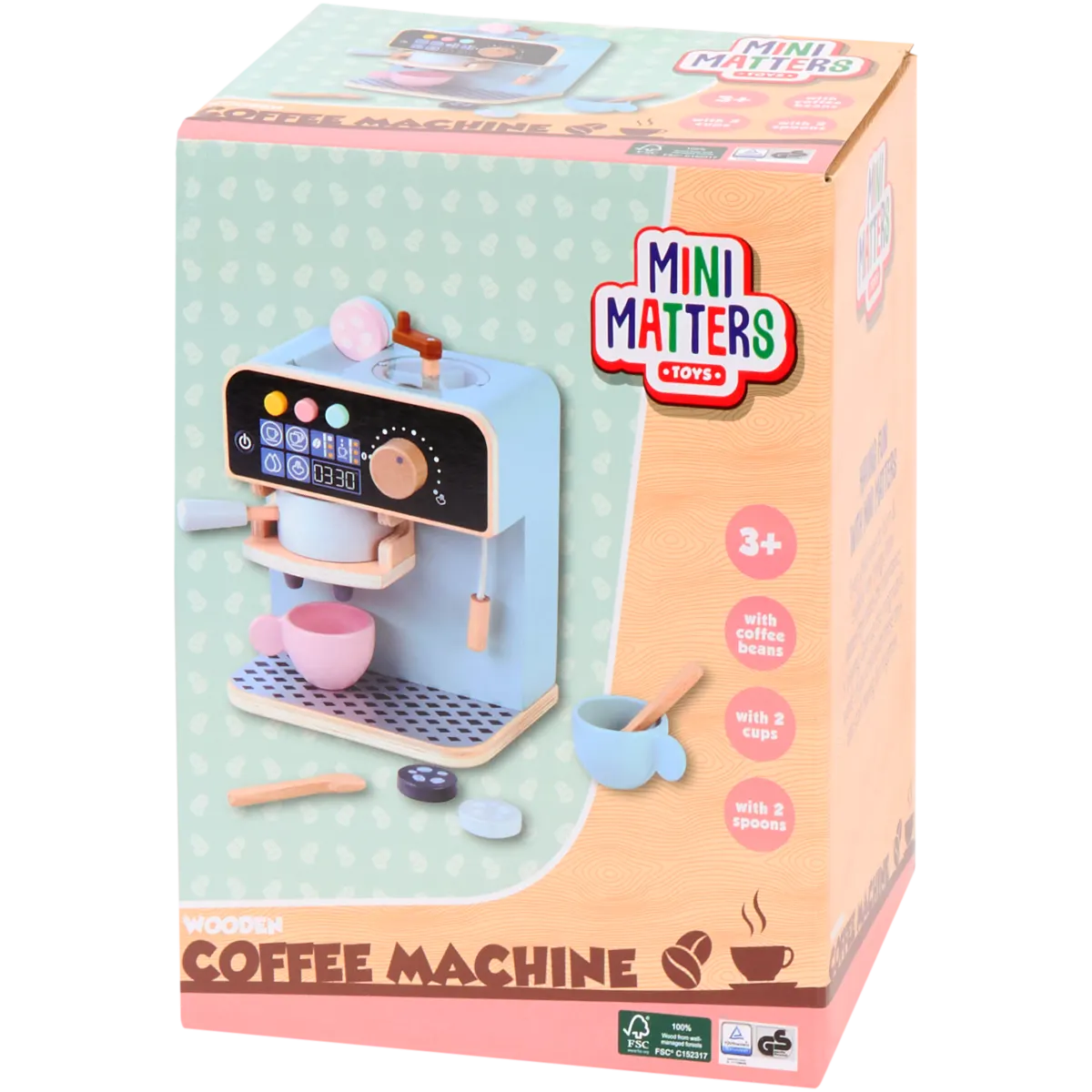 Macchina caffè in legno Mini Matters Da anni Action CH