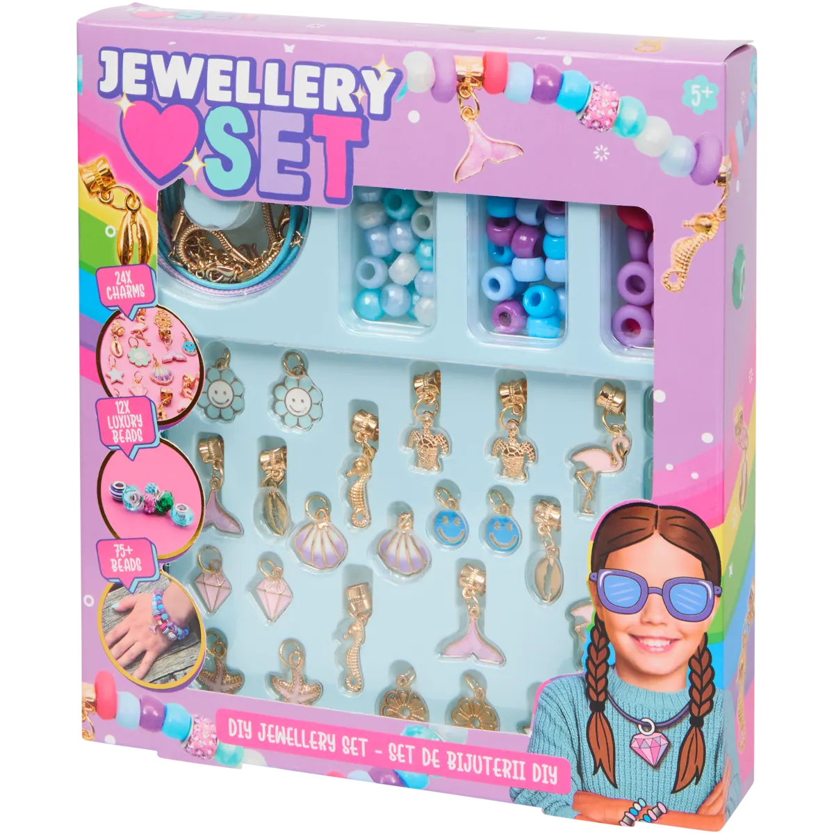 Juego De Pulseras De Frozen – Manualidades Con Letras Y Colgantes De Anna, Elsa Y Olaf – Regalo Creativo Para Niñas A Partir De 4 Años – Totum 681460
