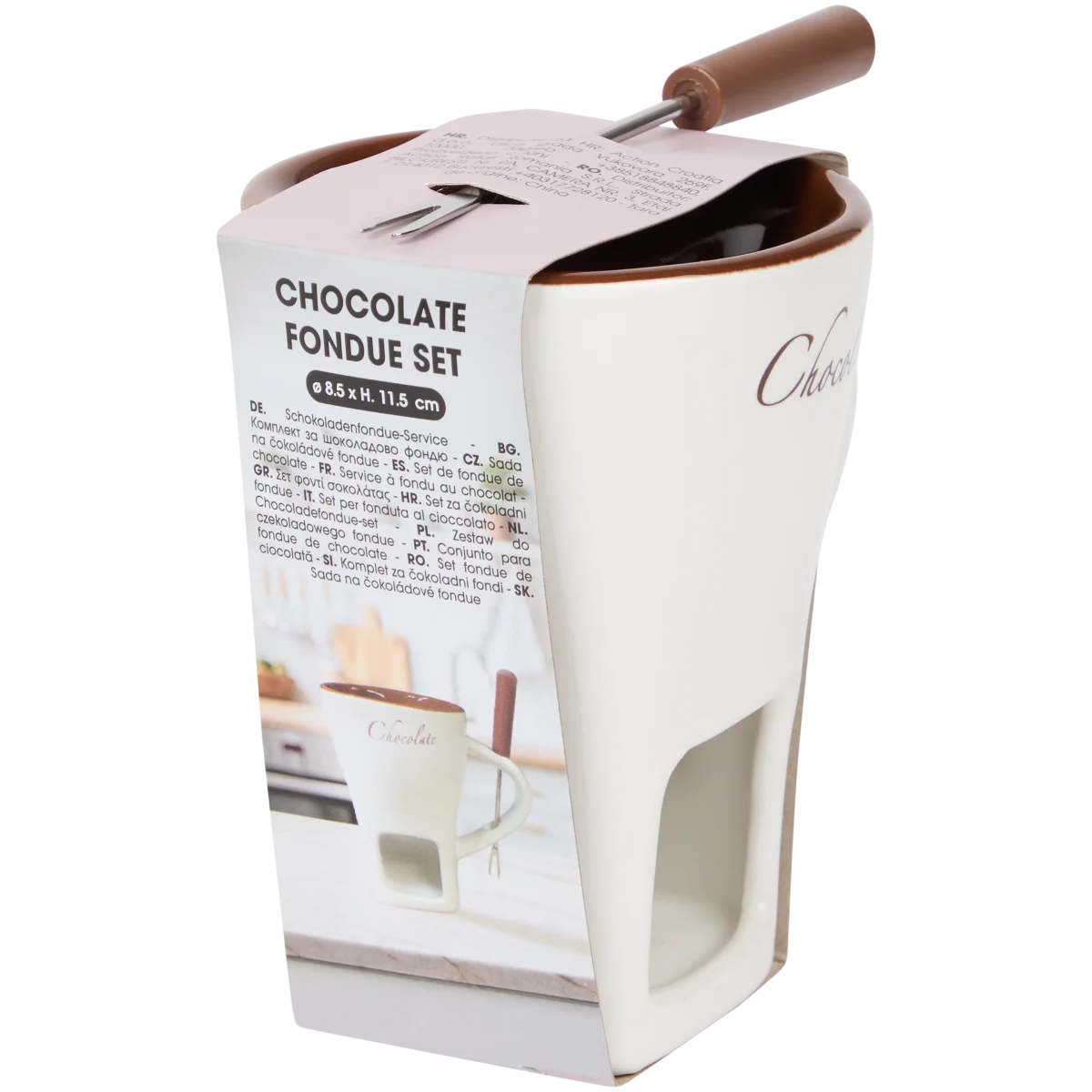 Schokofondue-Tasse – 2-teilig
