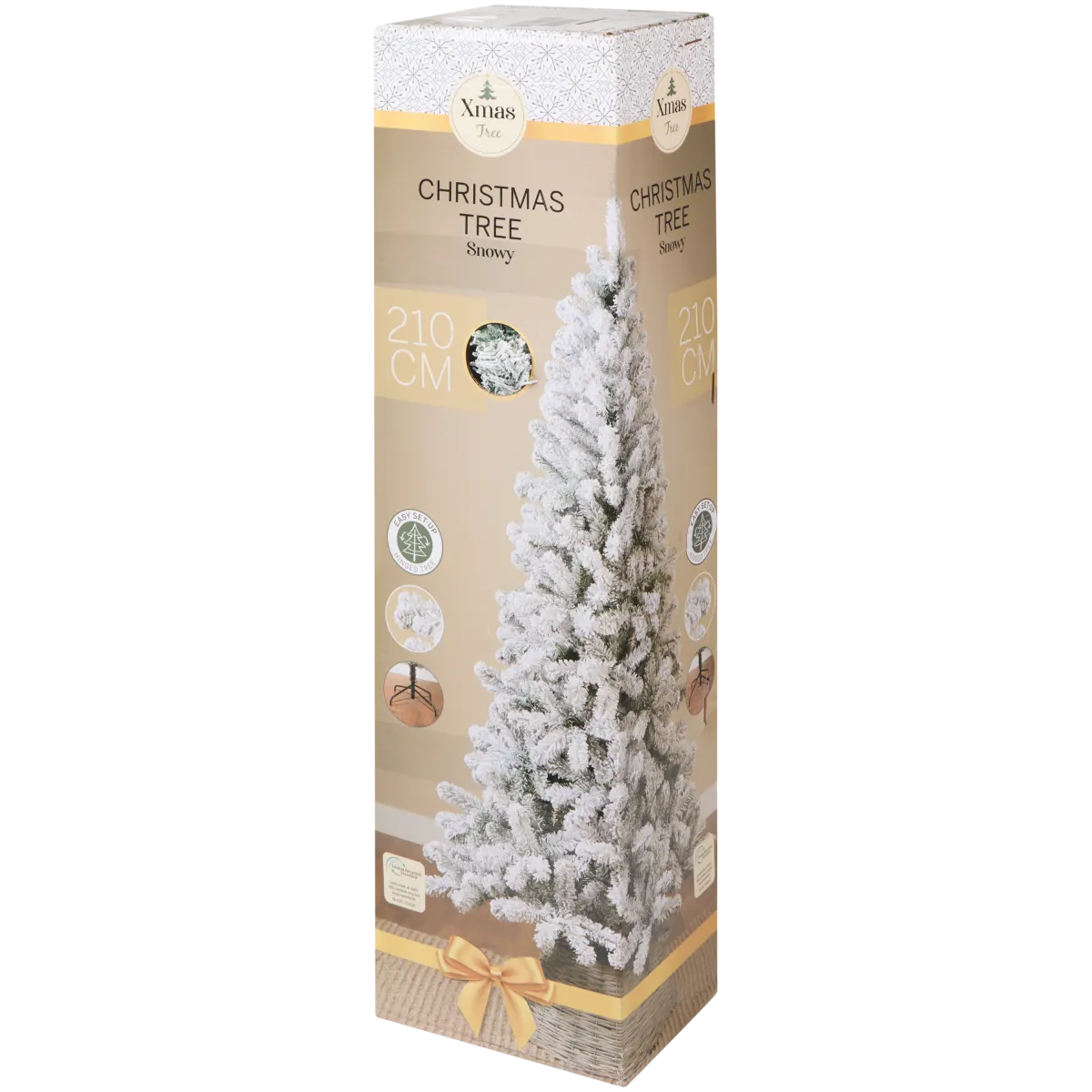 Weihnachtsbaum mit Schnee