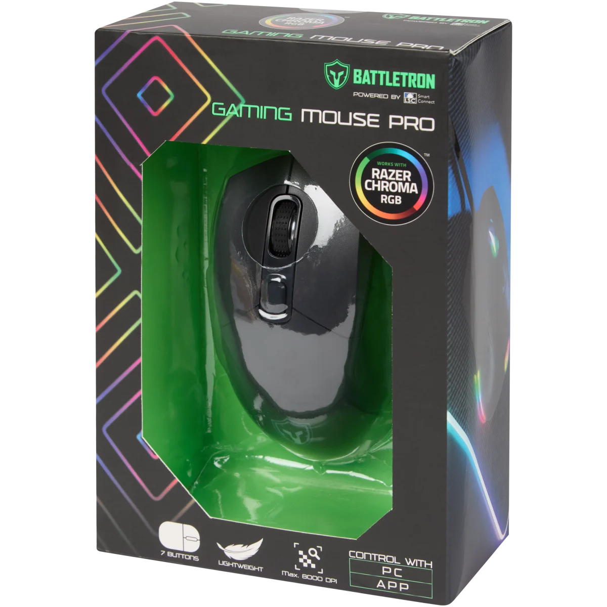 Souris gaming filaire Battletron 2579039 RGB – 6 boutons – 2400 DPI - Accessoires informatique