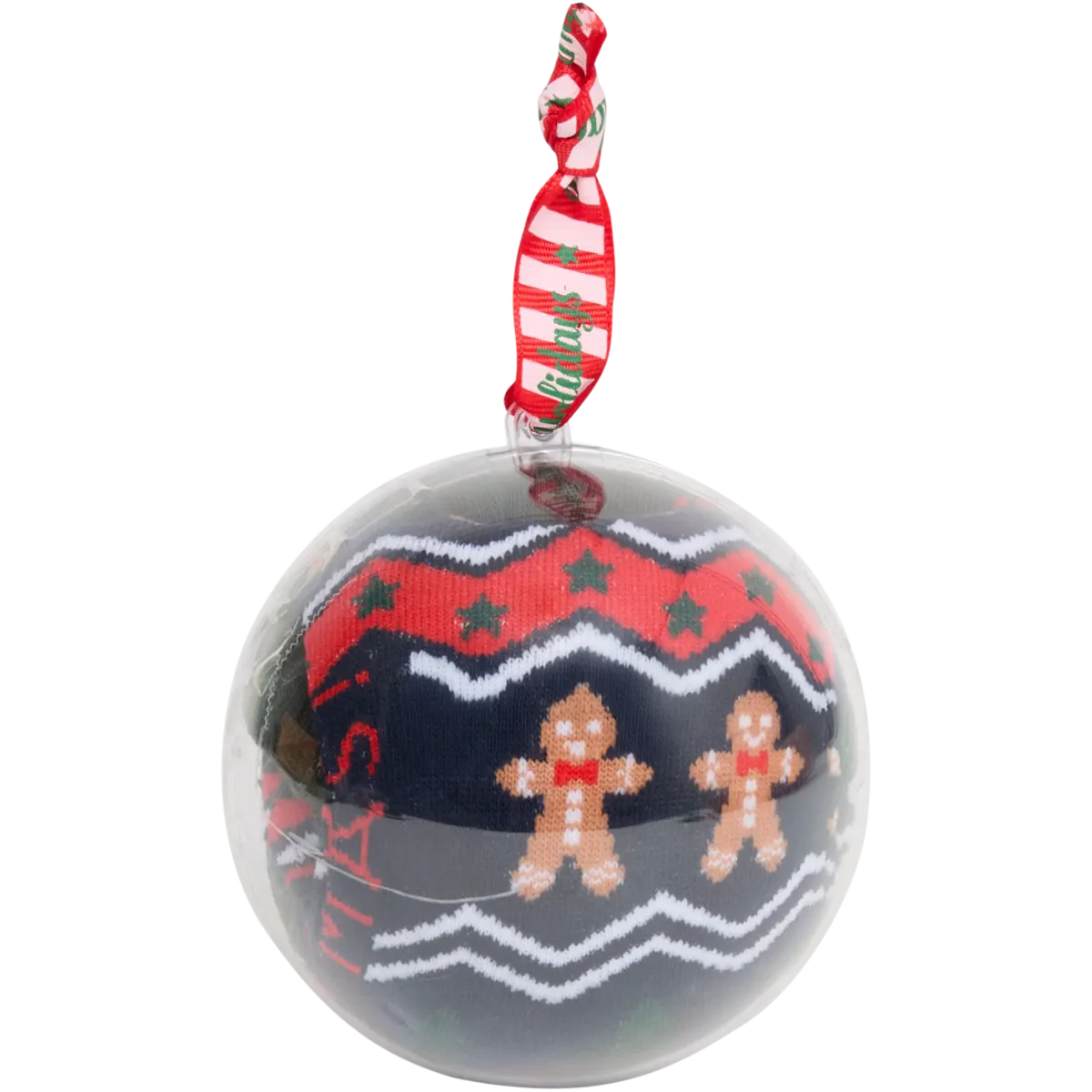 Calzini natalizi in pallina di Natale