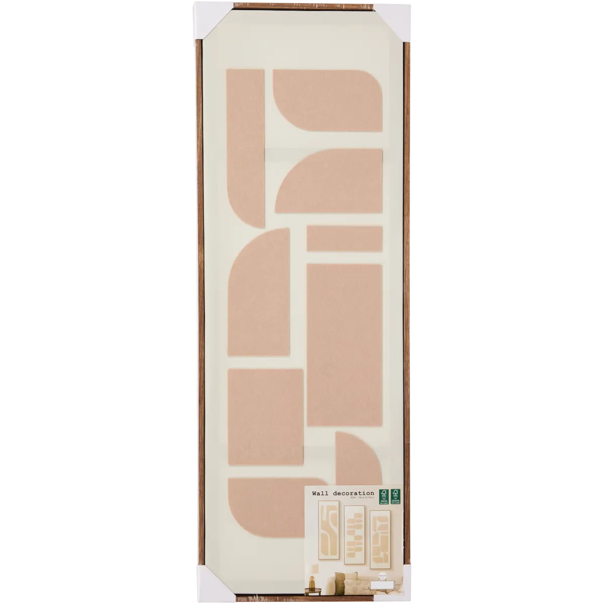 Wanddekoration – Beige, 28 x 78 cm