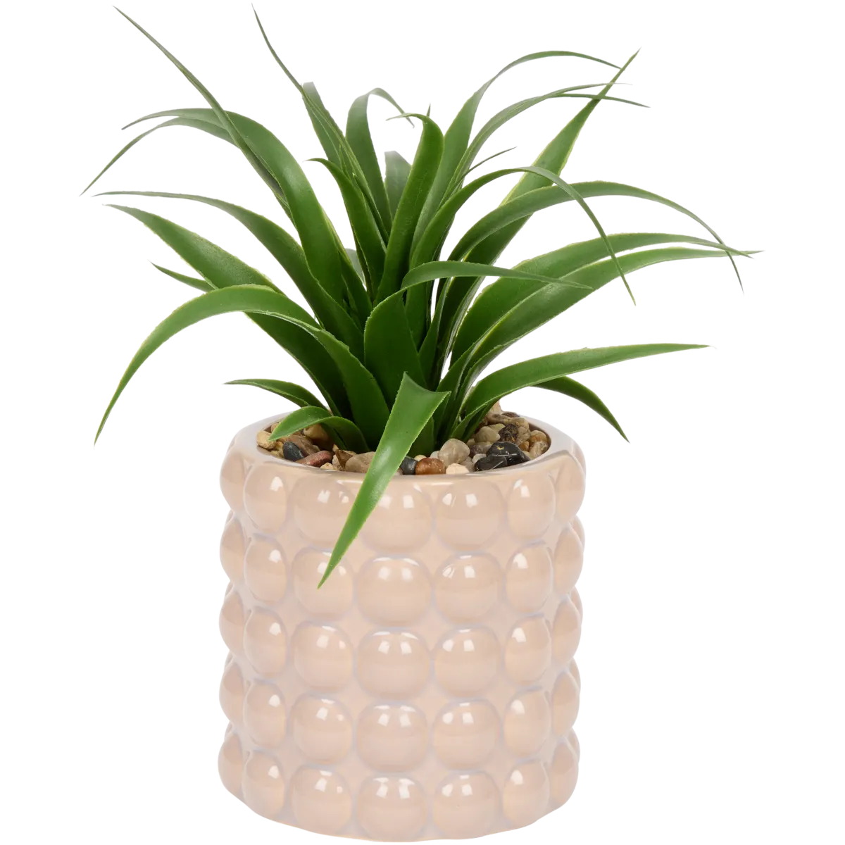 Pianta Grassa Artificiale In Vaso A Forma Di Ananas Oro - Altezza 19,8 Cm - Decorazione Casa - 4