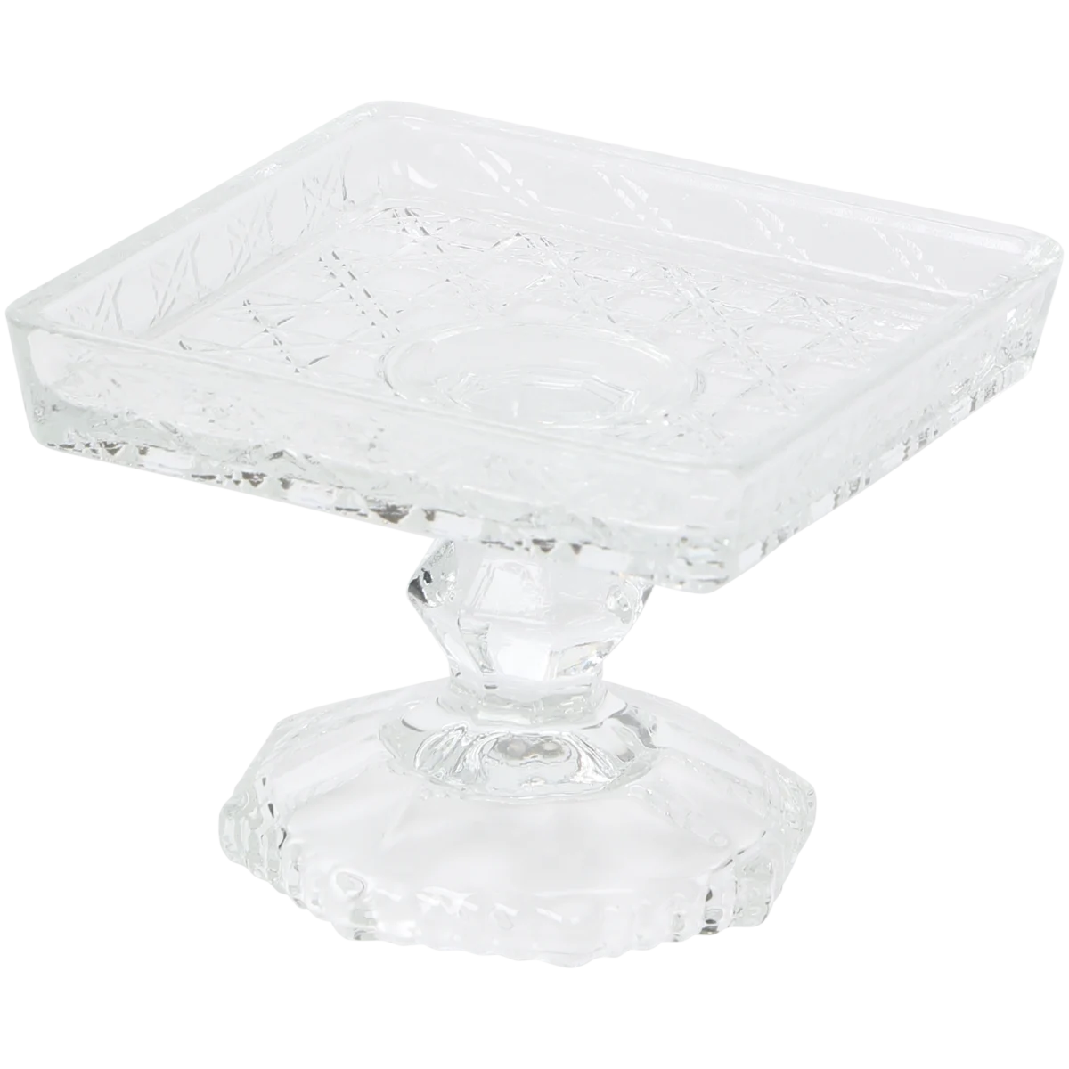 Glasschale mit Fuß – 10 x 10 x 7 cm