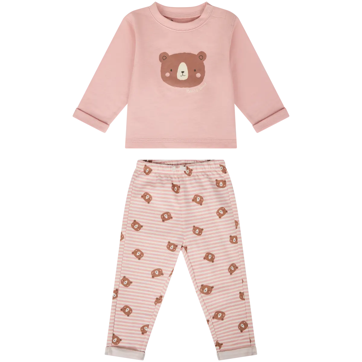 Set di vestiti per bambini con stampa Rugby, 2 pezzi, felpa a maniche