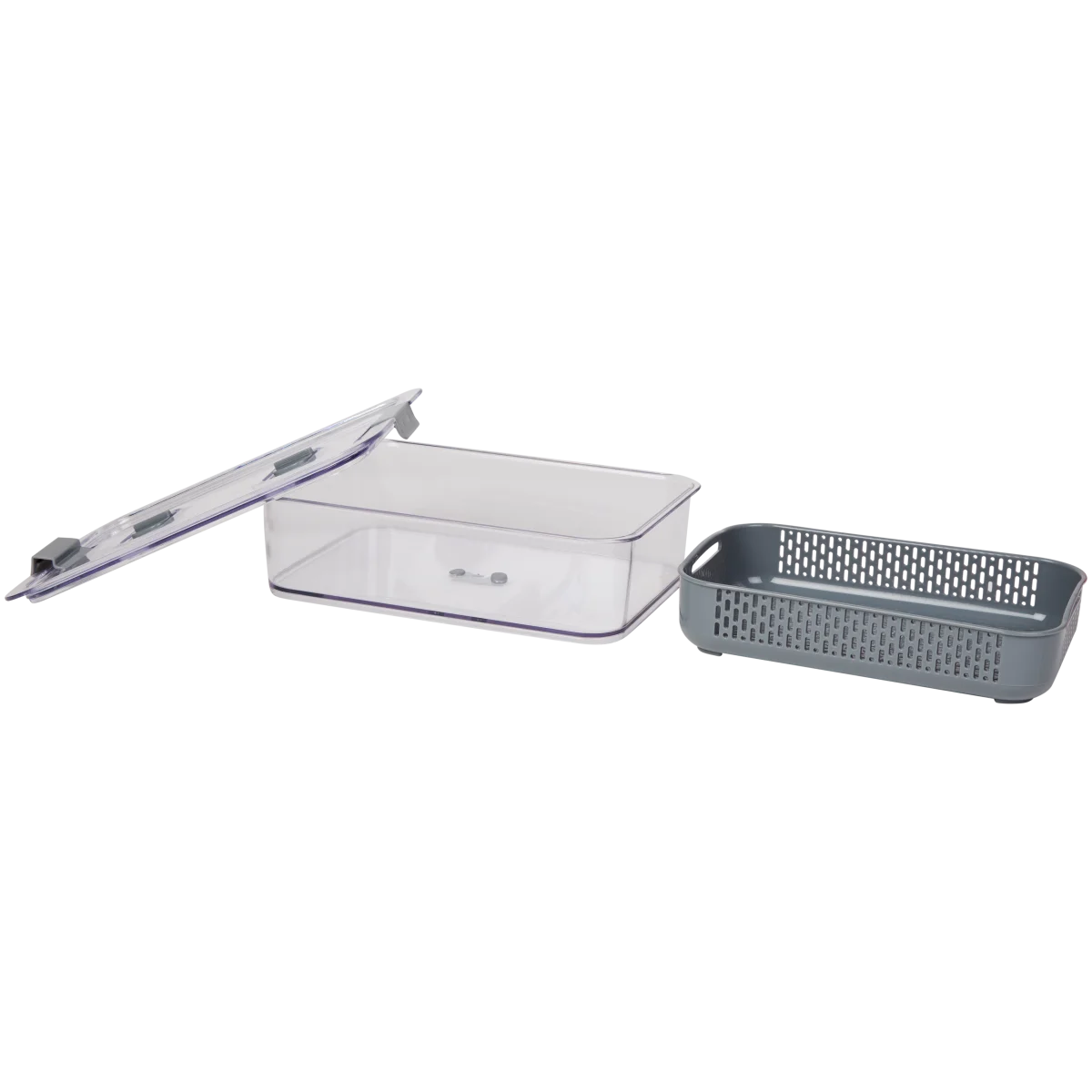 Lock & Lock Lock&Lock HPL844 - Contenitore salvafreschezza multifunzione, 2 litri, ermetico, set da 3