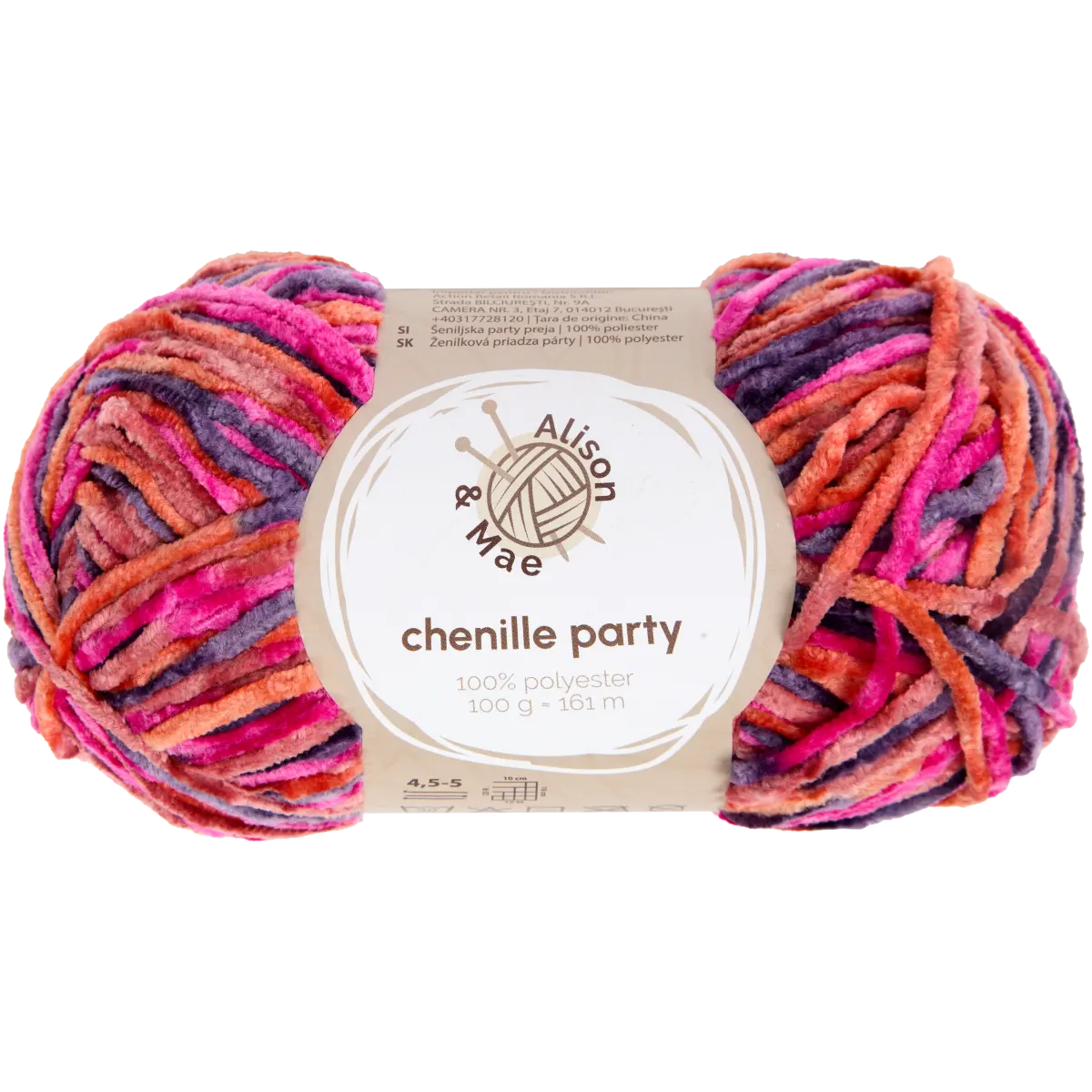 Fir de chenille Alison & Mae – 161 m | Action RO