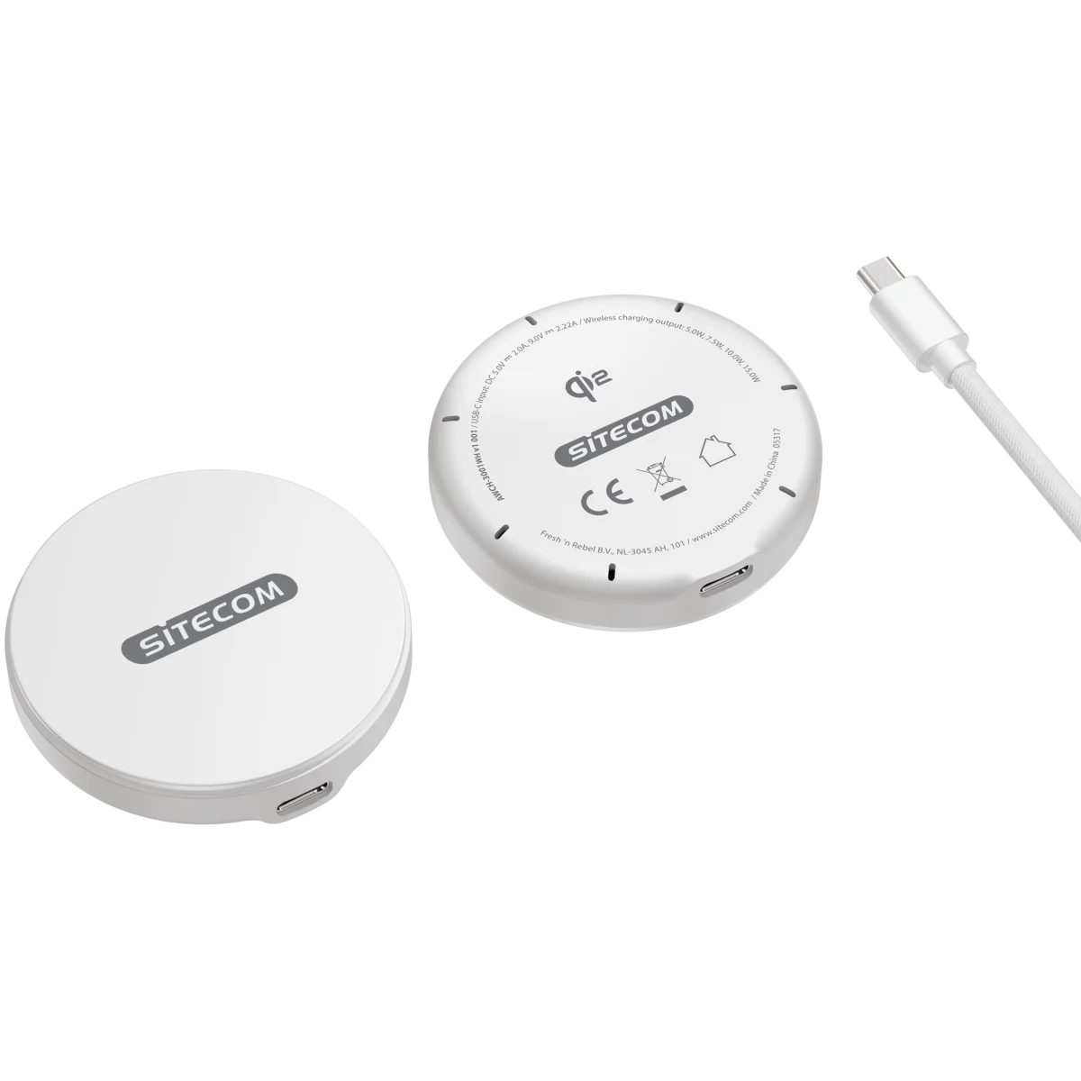 Intenso Caricatore Wireless Magnetico MW1 15W – Con Adattatore PD 30W E Cavo 1,5m – Compatibile MagSafe – Colore Bianco - 3