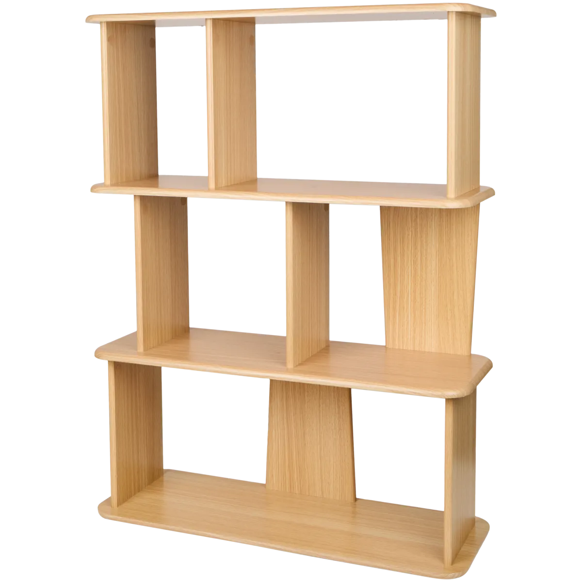 Regal – 76 x 27 x 100 cm, Braun