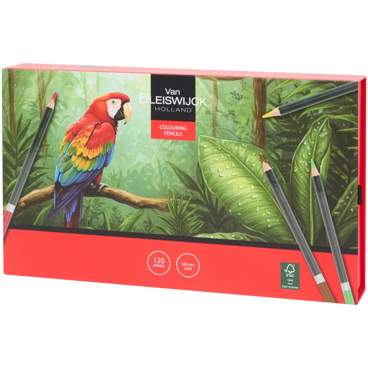 Creioane colorate Van Bleiswijck – 120 bucăți | Action RO