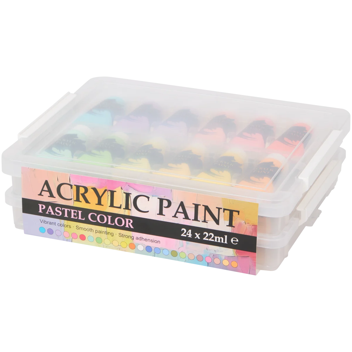 Acrylfarbenset – Multicolor, 24 Stück