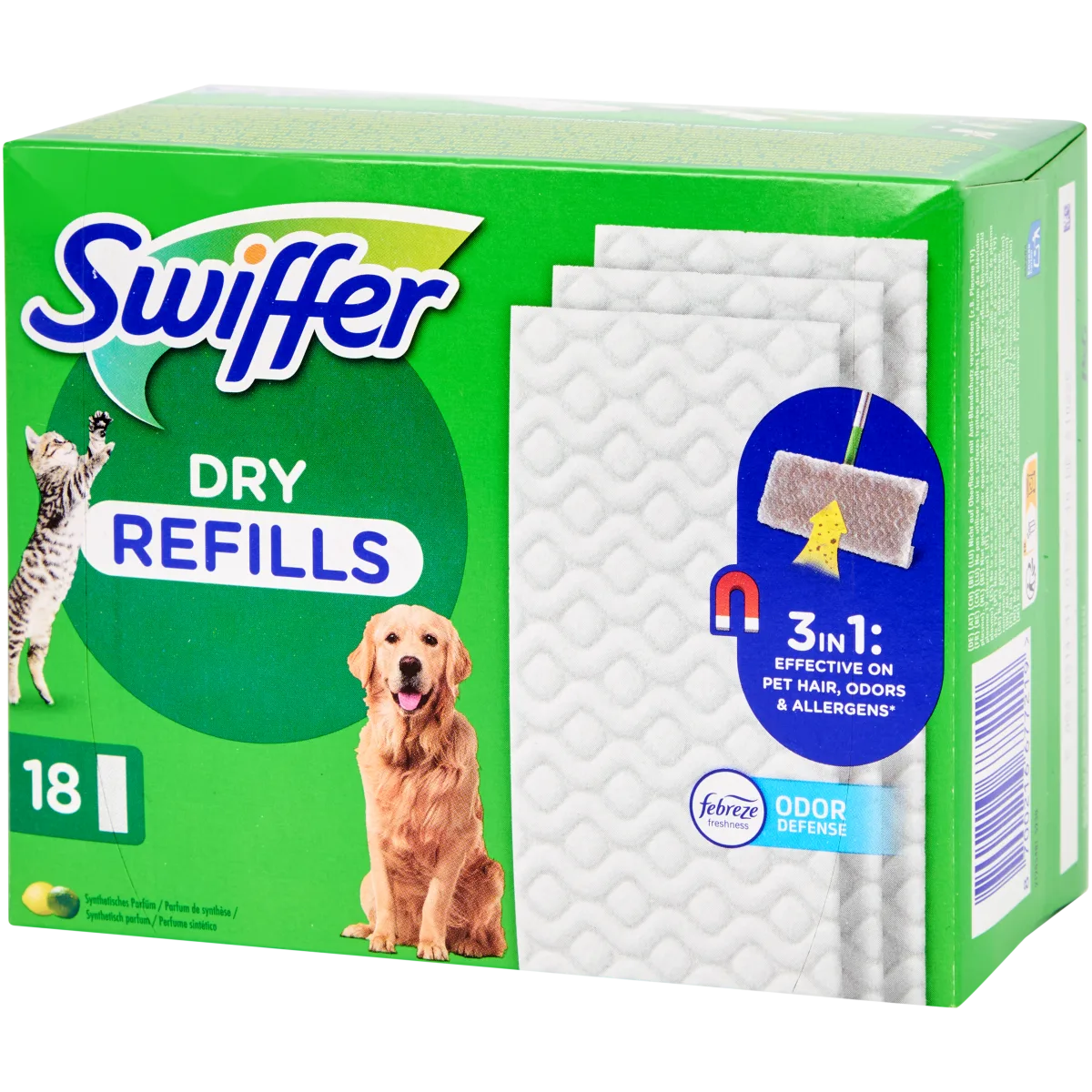 40 Ricariche Swiffer Power Mop - Panni Multisuperficie Non Profumati Per Pavimenti In Legno, Piastrelle E Marmo, Pulizia Efficace - 2