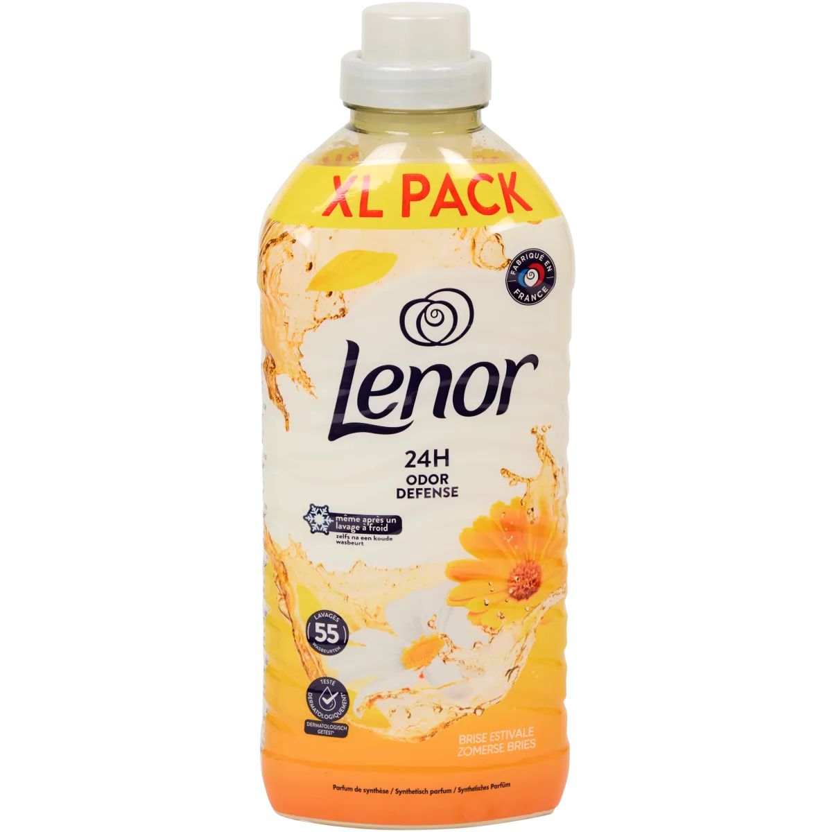 Adoucissant concentré Lenor Fraîcheur longue durée Tissus choyés