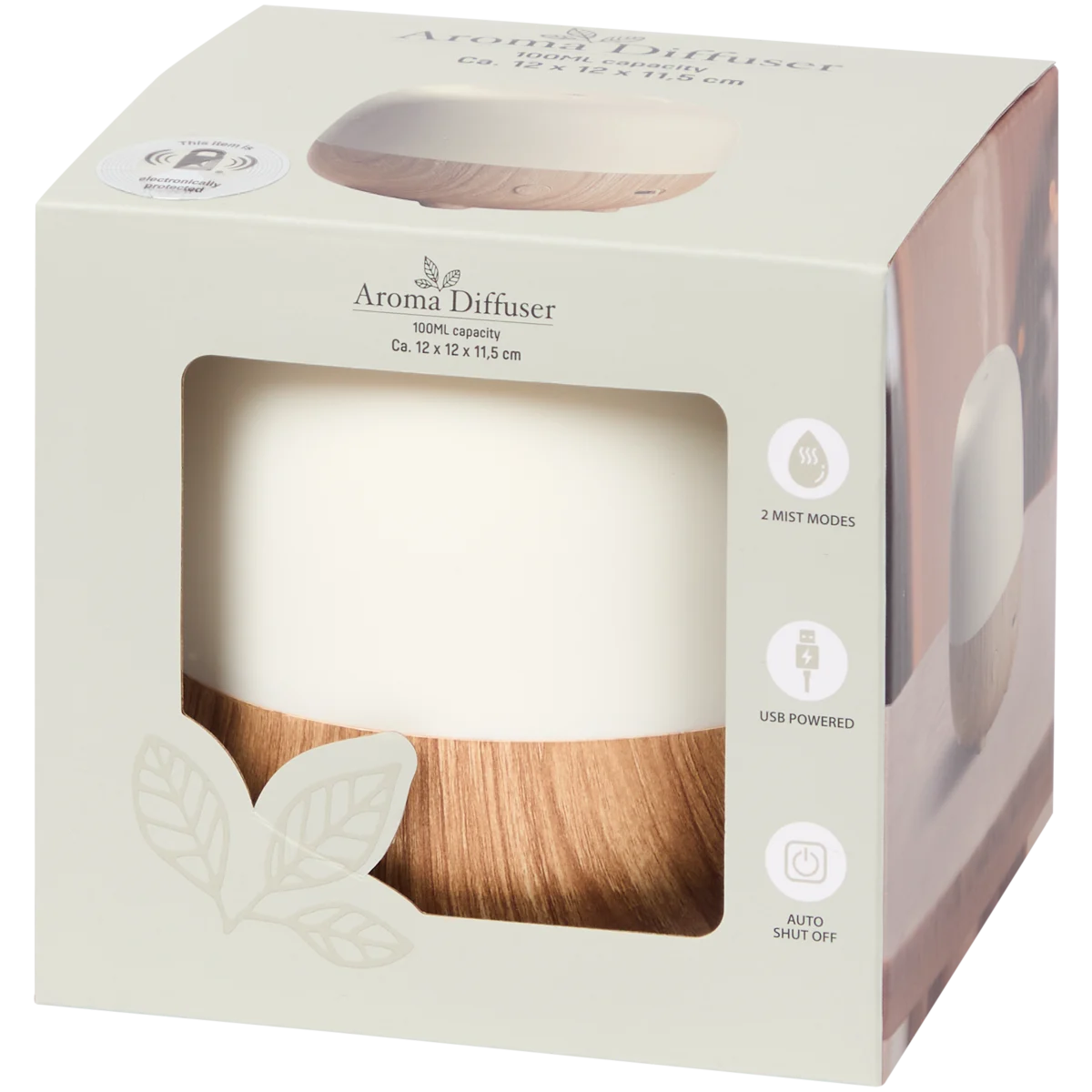 Aroma-Diffuser – Braun, Ø 12 x 11,5 cm