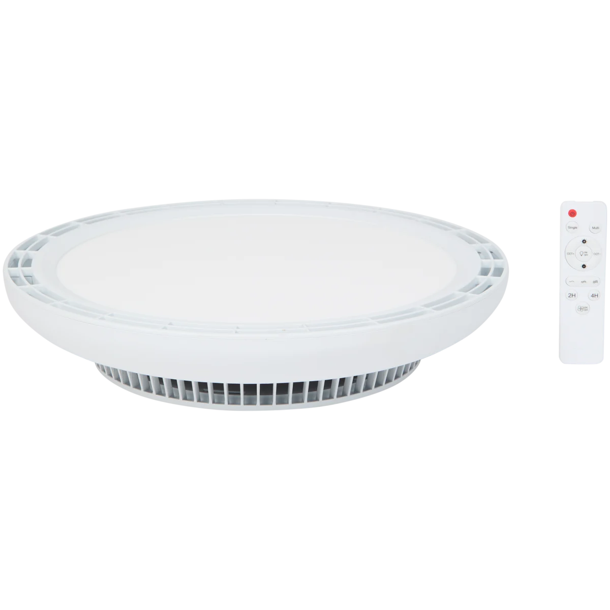 Ventilateur de plafond 42 pouces avec éclairage et télécommande, moteur CC réversible