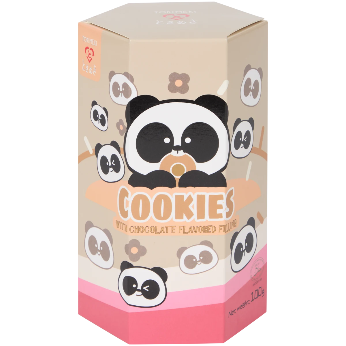 Biscuiți panda cu cremă de ciocolată Tokimeki | Action RO
