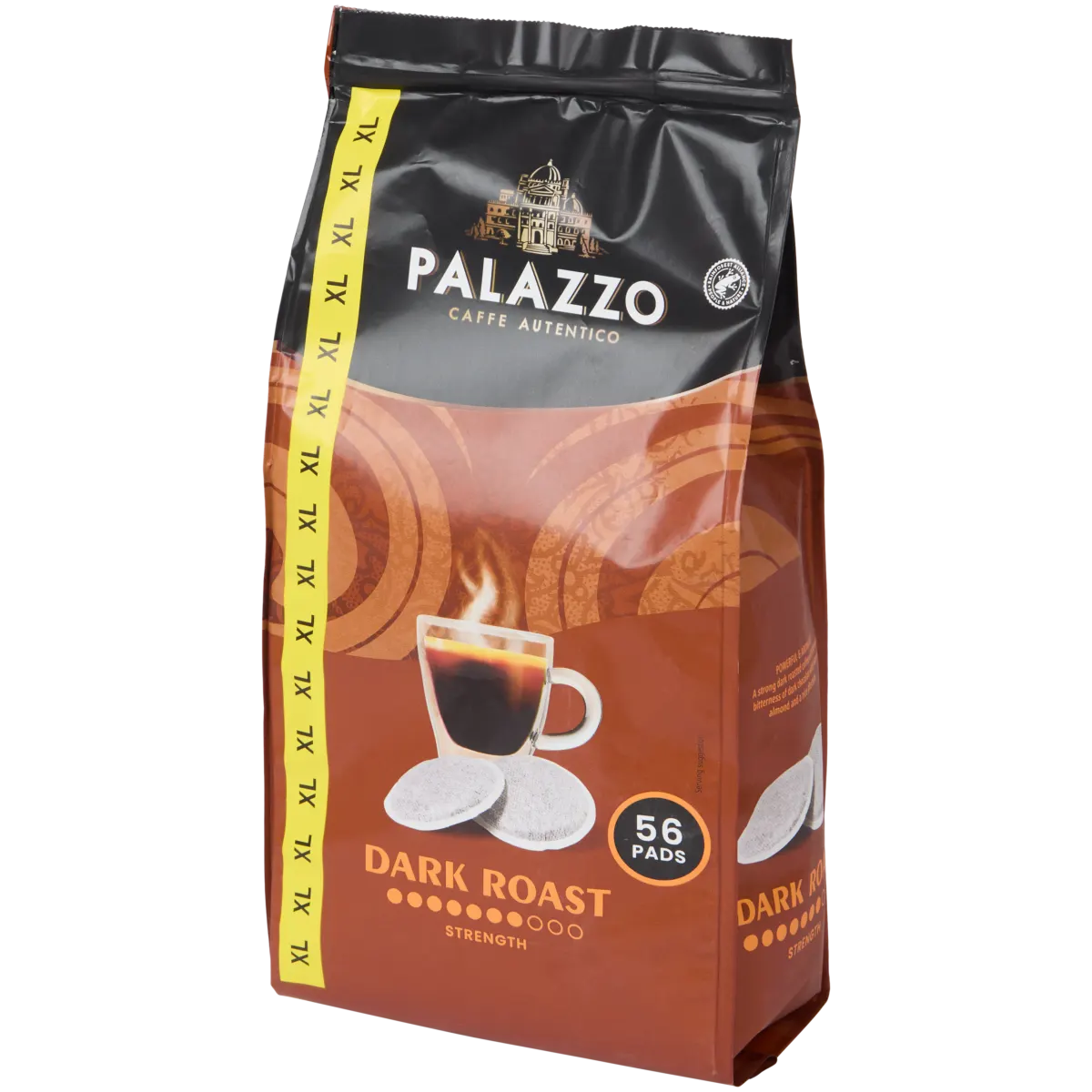 Paduri de cafea Palazzo Dark Roast – 56 bucăți | Action RO