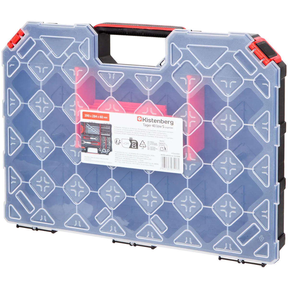 Kistenberg opbergkoffer met vakken – 29 x 39 cm | Action NL