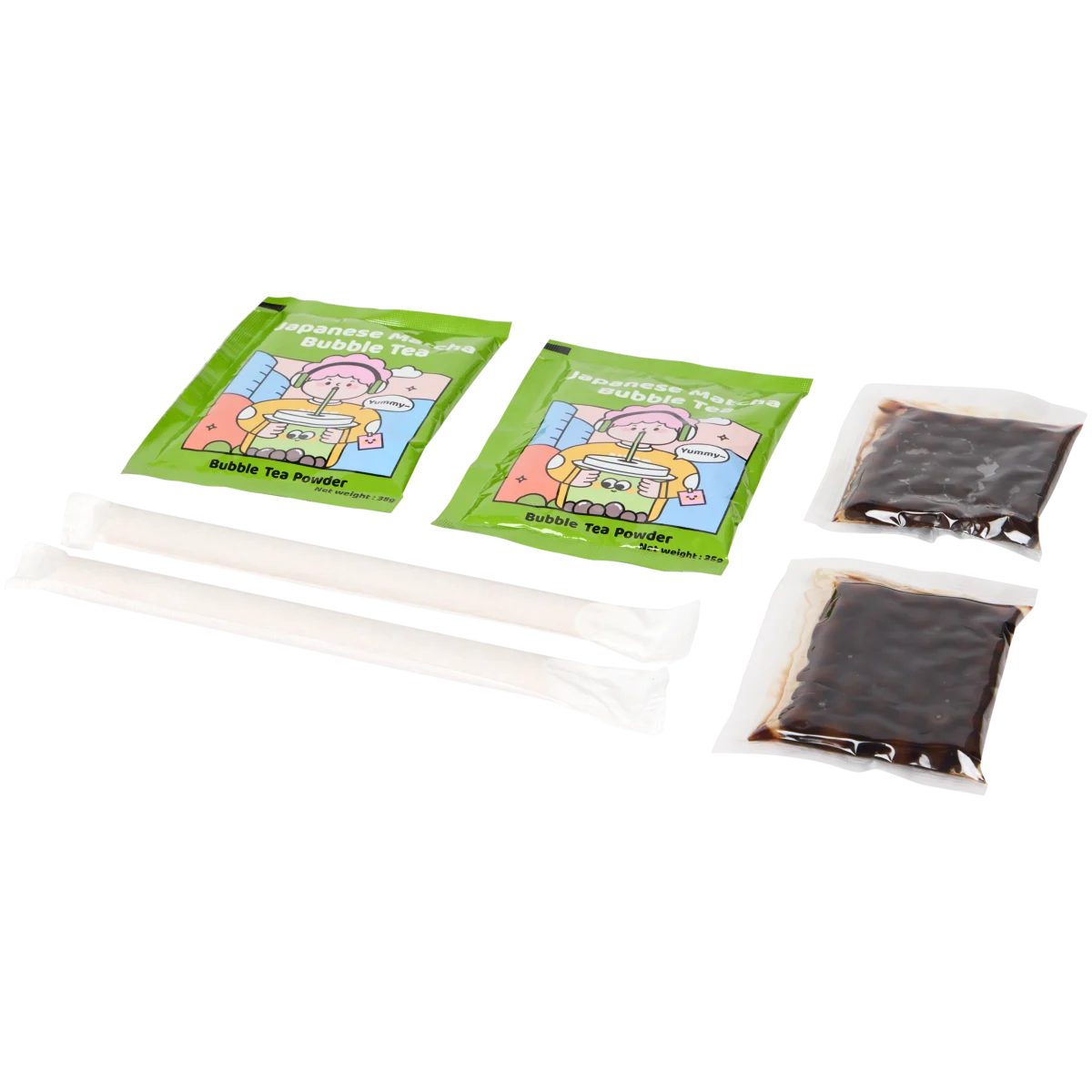 Set de bubble tea Tokimeki Matcha japonez | Action RO