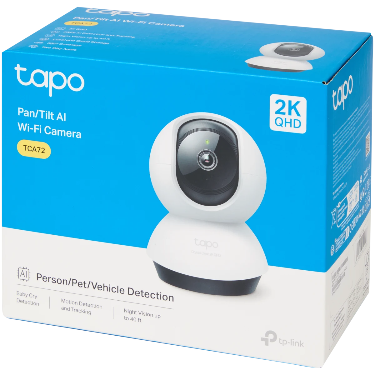 イヤホン tapo Tapo indoor wifi camera – Wit, Kunststof | Action NL