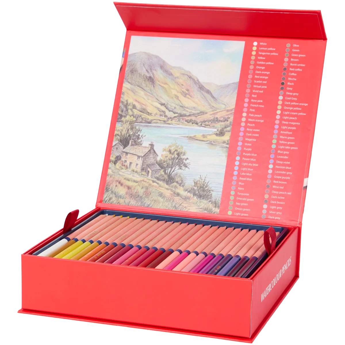 Boîte métal 80 crayons de couleurs aquarelle Artistes SUPRACOLOR® - Peinture Aquarelle