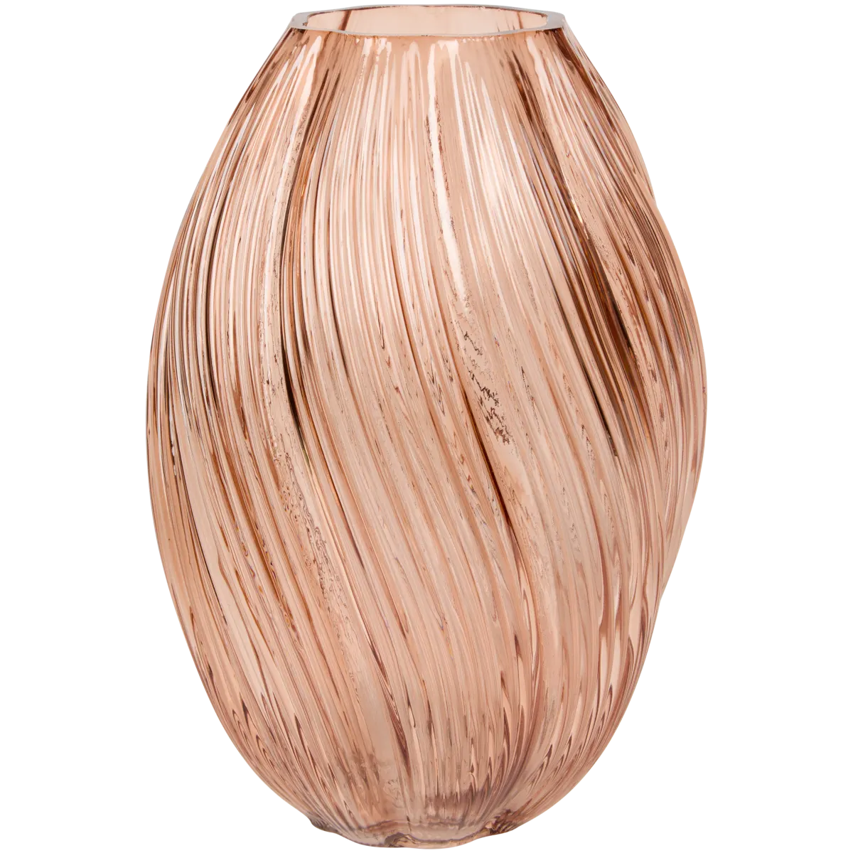 Gedrehte Vase – Ø 17,5 x 26,5 cm