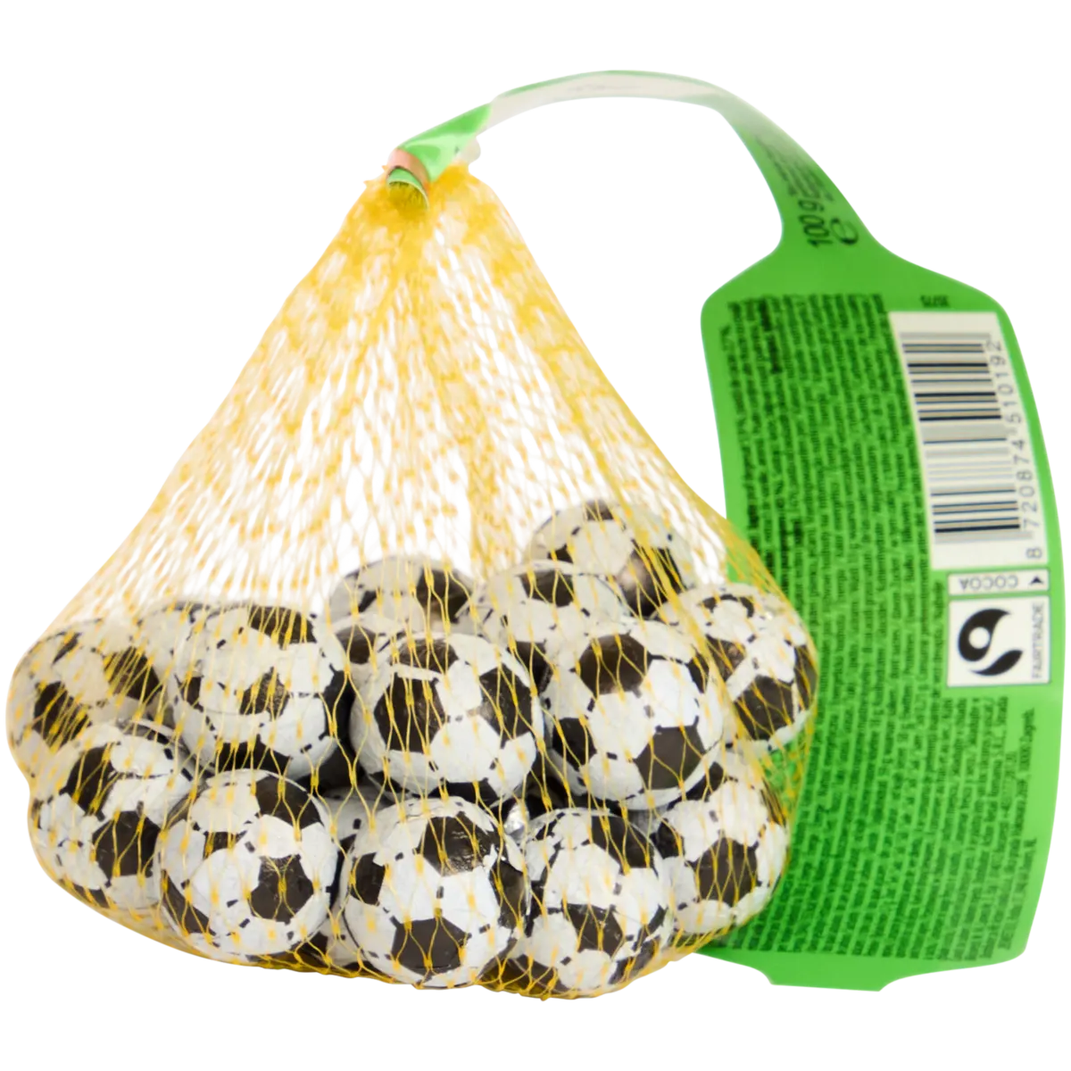 BVB Schokoladenfußbälle – Fairtrade Vollmilchschokolade (30% Kakao), 105 G, In Schwarz-gelber Verpackung