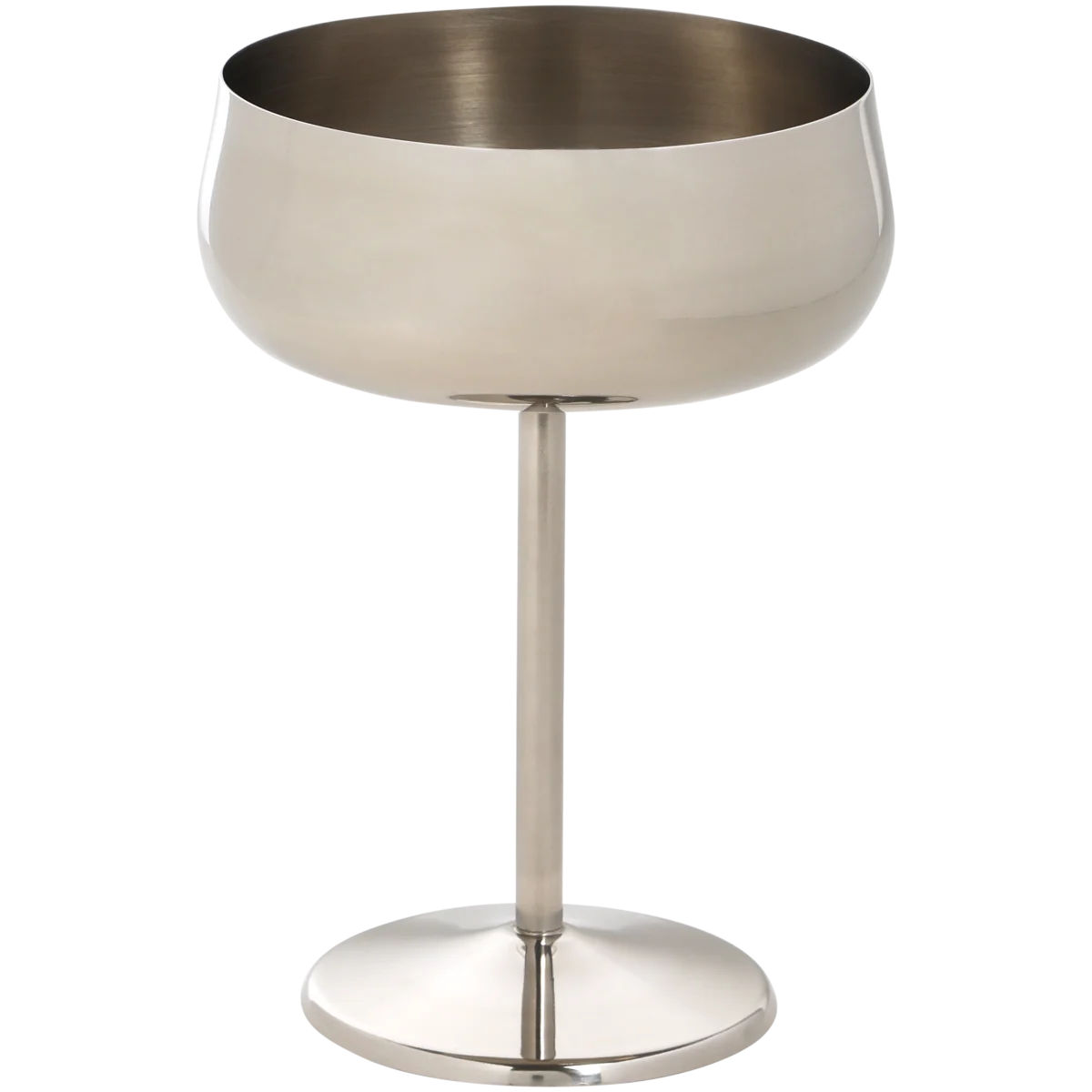 Cocktail- und Weinglas aus Edelstahl – Silver