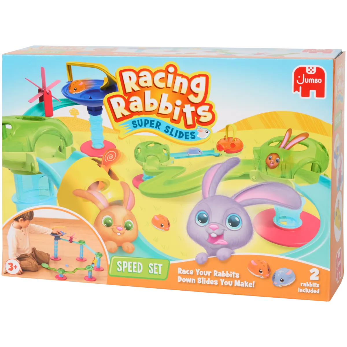 Jumbo Racing Rabbits knikkerbaan set – Vanaf 3 jaar | Action NL