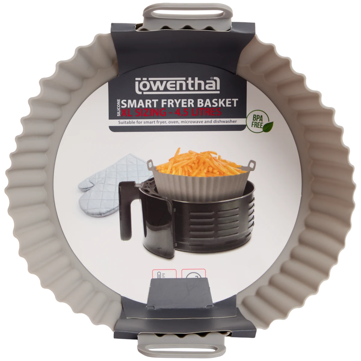 QMAAAYS Set Di Cestelli In Acciaio Inox Per Friggitrice Ad Aria In Rete Antiaderente Per Forno Da Forno Per Cuocere Pollo Croccante Utensile Da Cucina (acciaio Inossidabile - Foto 5