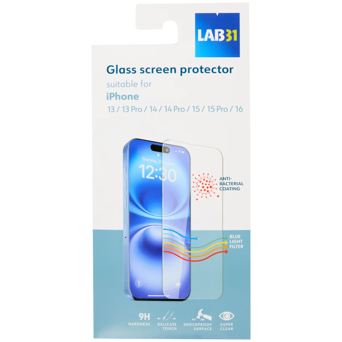 Protector de pantalla Lab31 Apple Transparente Action ES