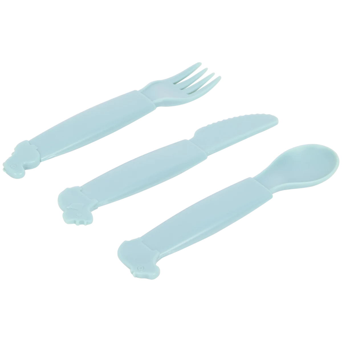 Posate Sicure Design Kiwi Forchetta E Cucchiaio KJC Edison - Set Bambini 1,5+ Anni Tema Kiwi Edisonmama Utensili Bimbi - 7