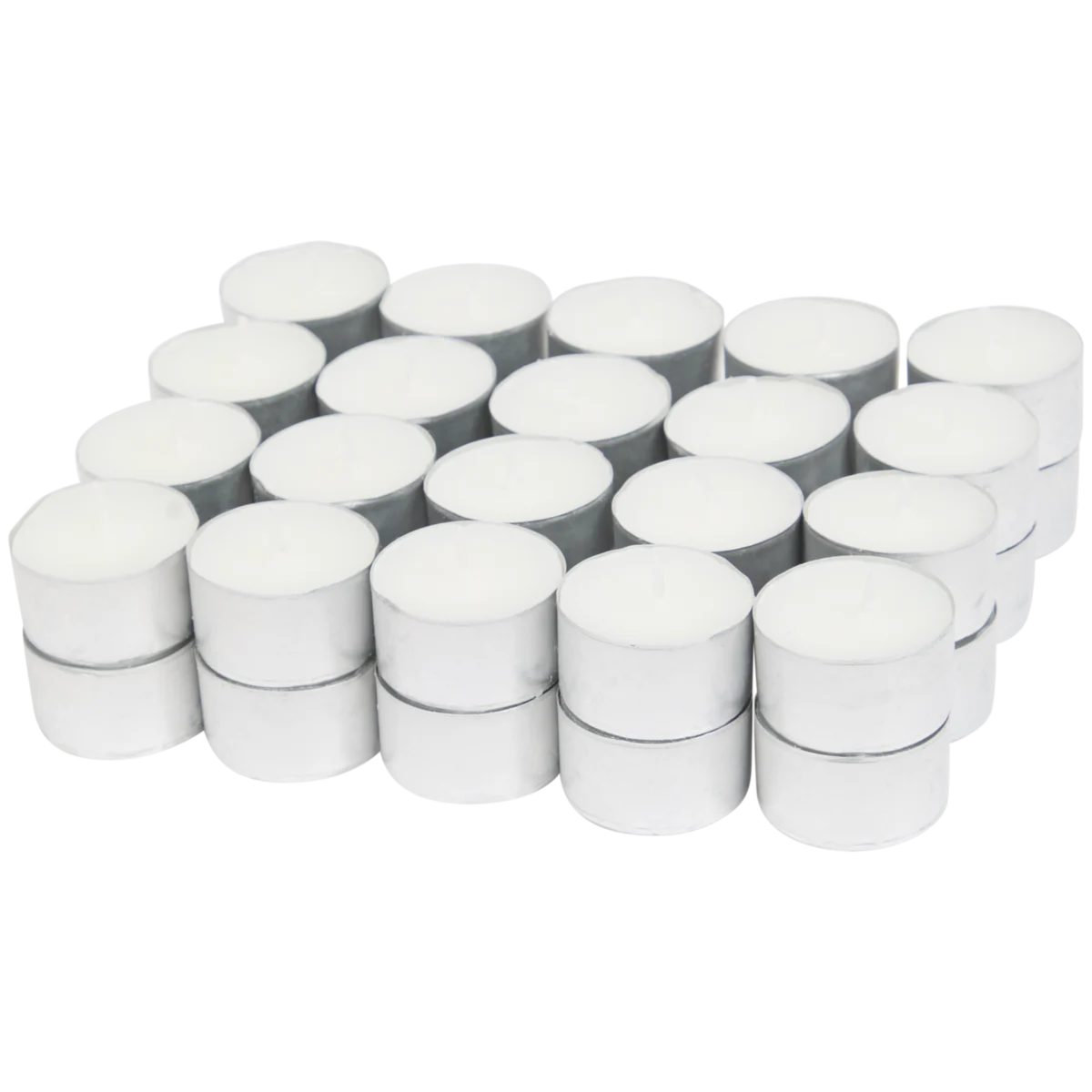 Stonebriar Candele Tealight A Lunga Durata, 100 Pezzi, Bianche E Inodore, 8 Ore Di Combustione, Stoppino In Cotone 100%