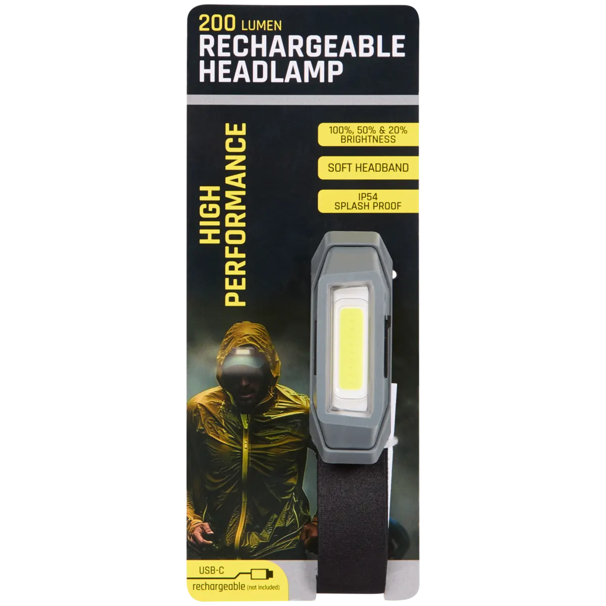 Torcia Frontale LED Ricaricabile 612 Lumen - USB-C, 6 Modalità, Impermeabile - Foto 3