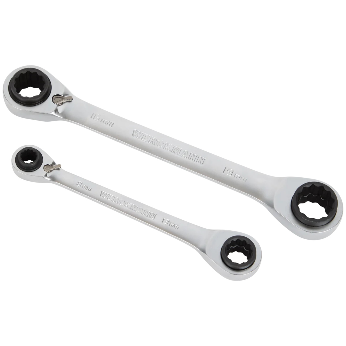 Set Chiavi A Cricchetto Mannesmann M27405 - 5 Pezzi Con Gomito Piegato Per Lavori Pratici - Foto 3