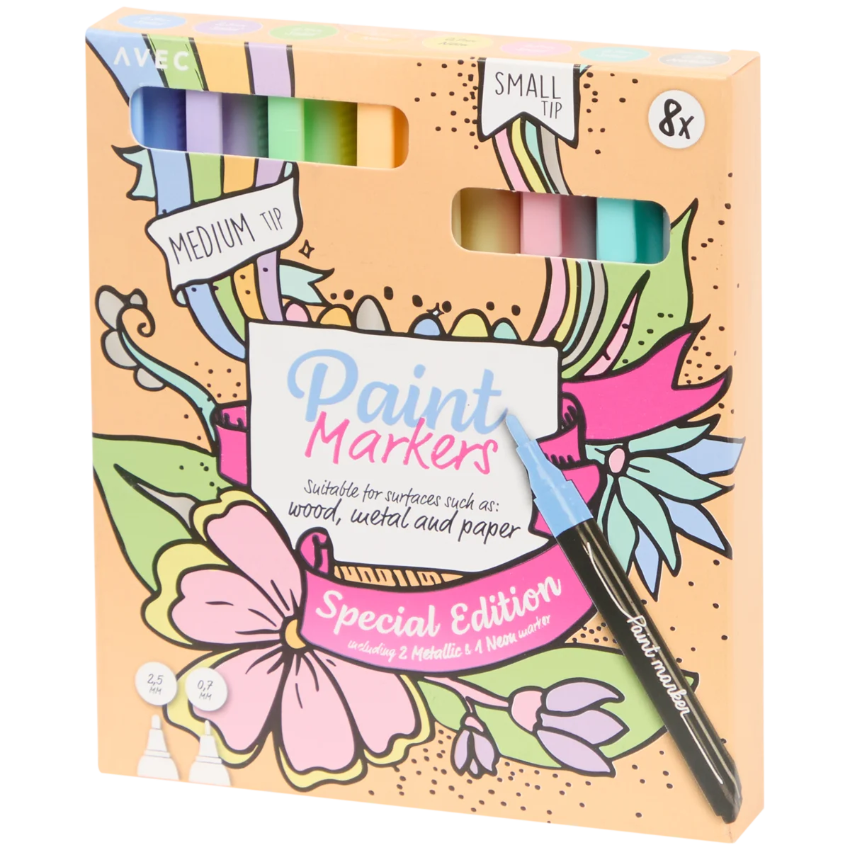 Pennarelli acrilici Avec