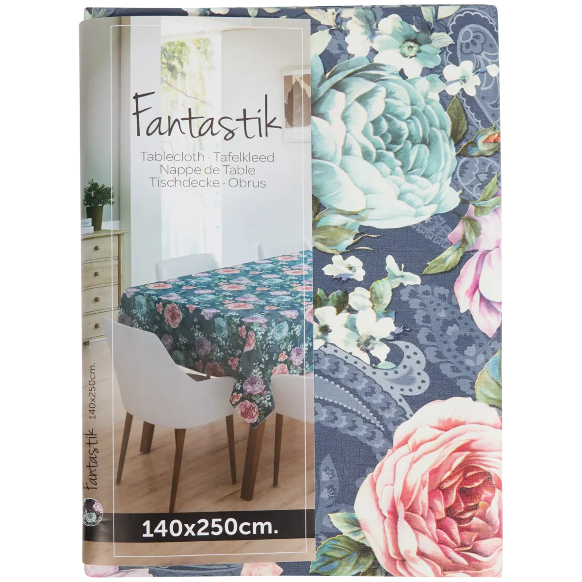 Fantastik Vinyltischdecke – 140 x 250 cm, gemustert