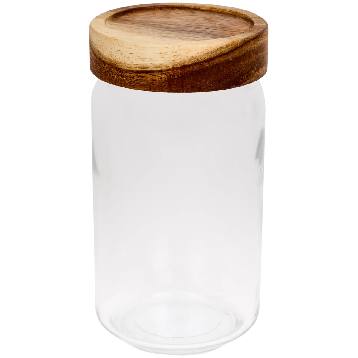 Voorraadpot met acaciadeksel