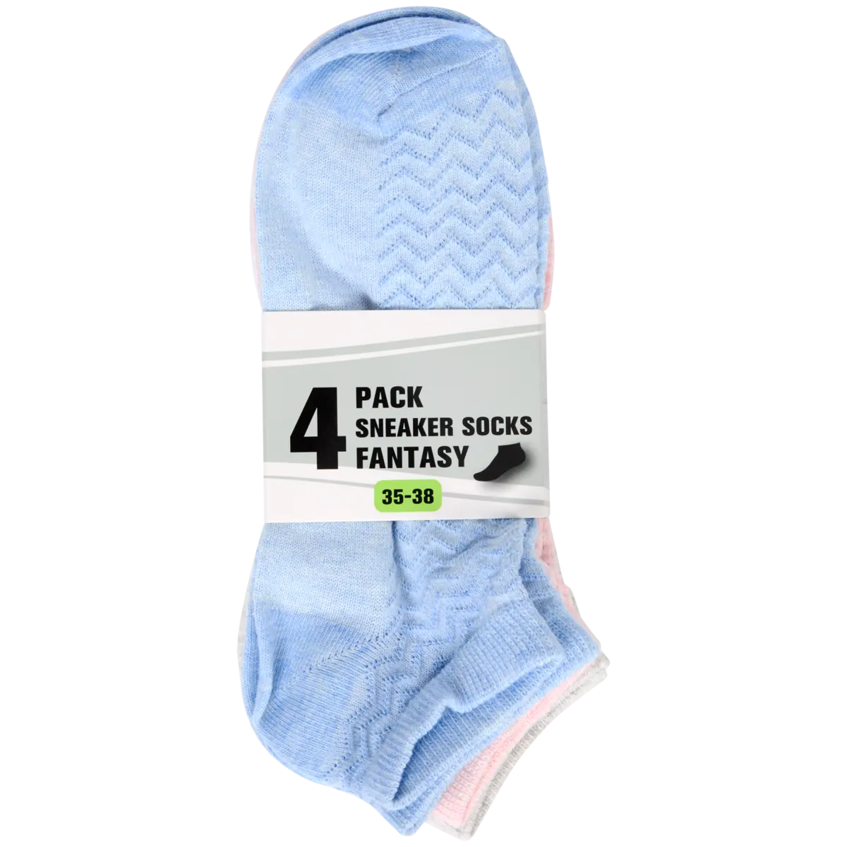 GoWith 4-8-12 paia di calzini da sneaker, corti in cotone