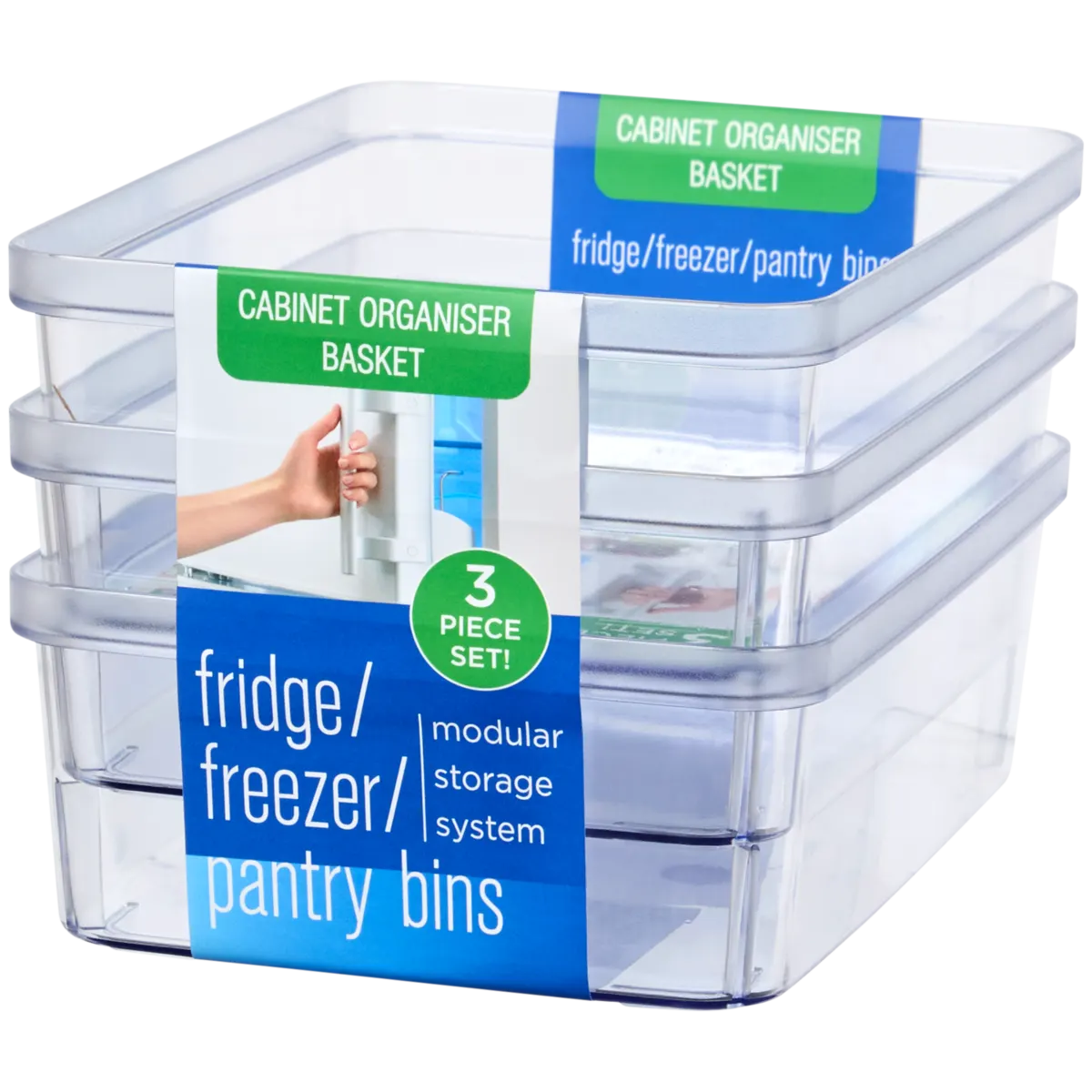 Kühlschrank-Organizer – 19 x 13,5 x 6 cm, Kunststoff, Transparant