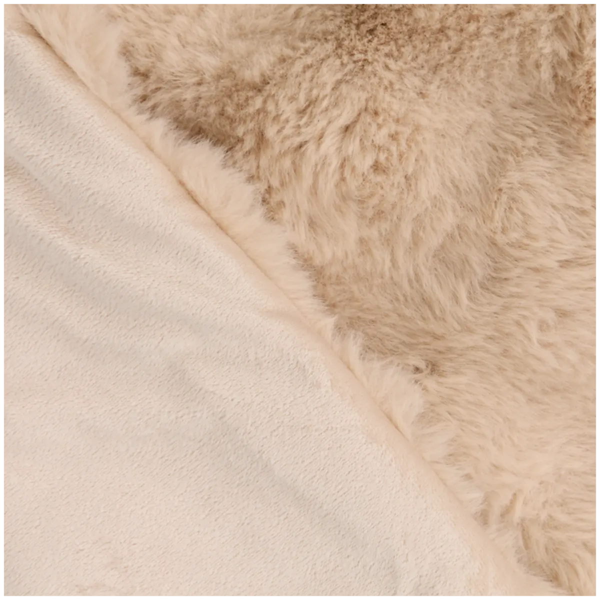 H&D Coperta In Finta Pelliccia Morbida Grigia 127x152 Cm - Design A Bolle Per Divano E Letto - Leggera E Lavabile