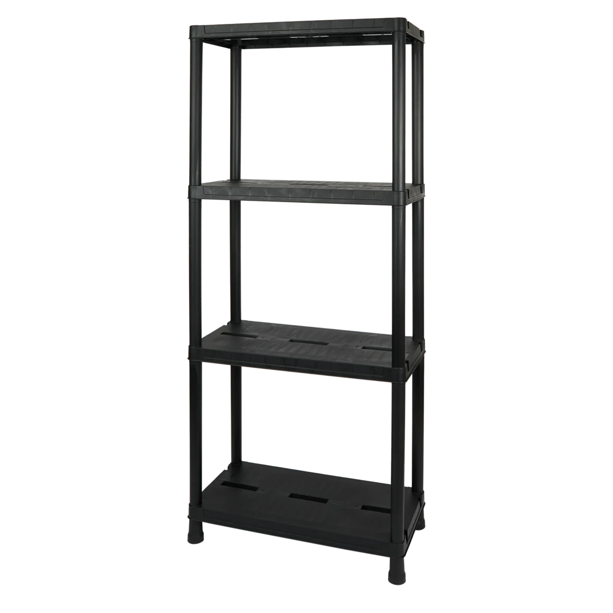 Mr. Magazzino Regal – 60 x 30 x 138 cm, Schwarz, Kunststoff