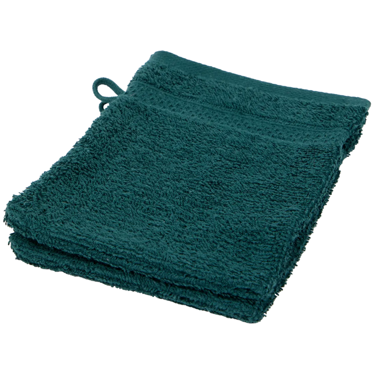Kidparadise Lot 10 Gants De Toilette 14x22 Cm 100% Coton Turquoise-Gris - Éponge Douce Et Absorbante