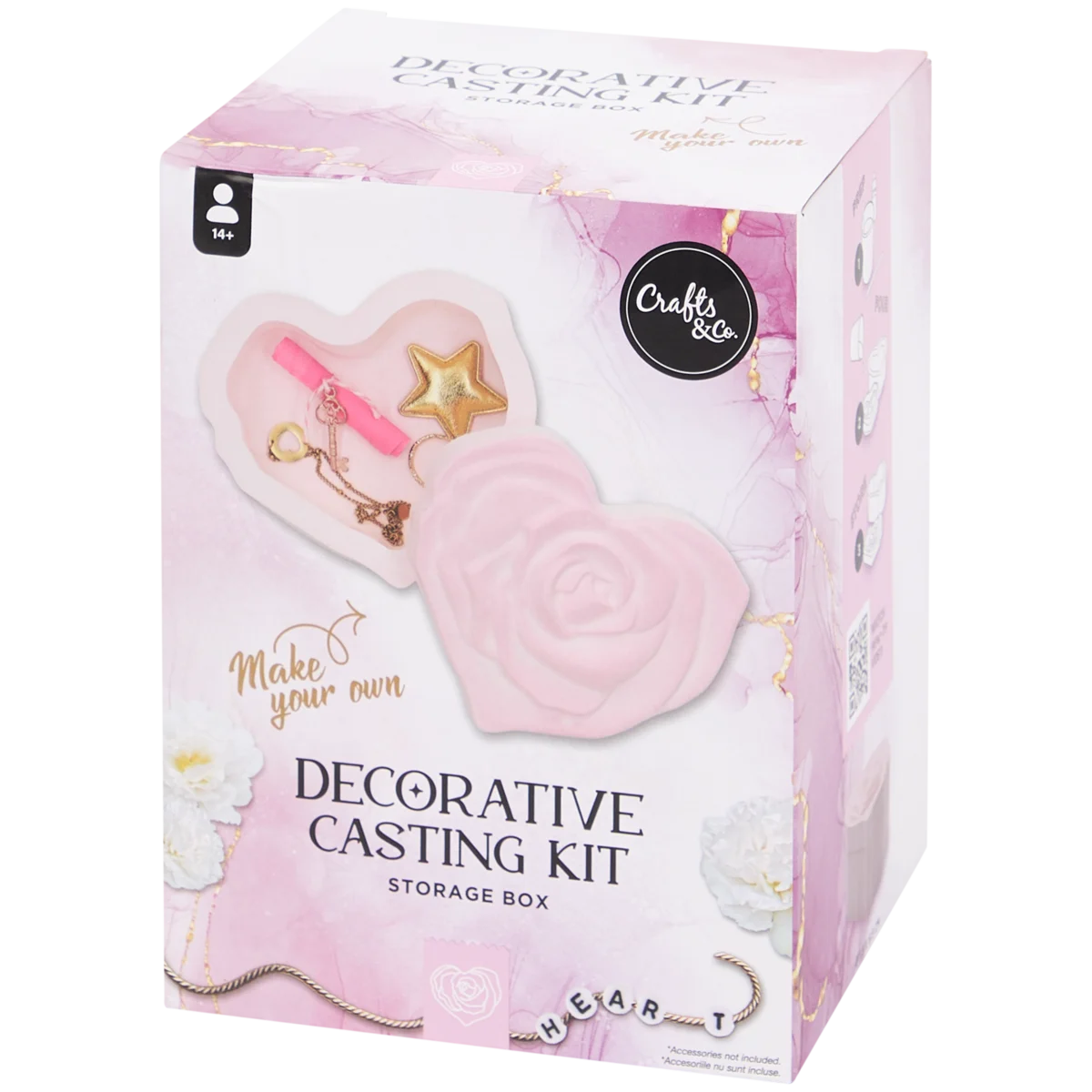 Kit créatif boîte de rangement en plâtre