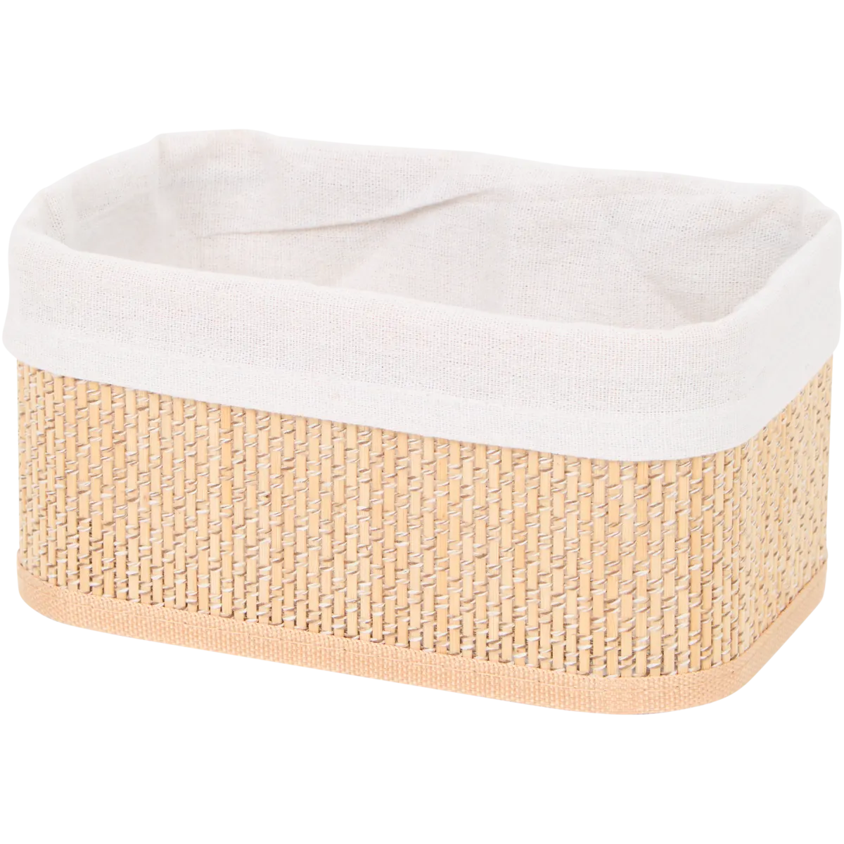 Aufbewahrungskorb aus Bambus  23 x 14 x 11,5 cm | Action DE