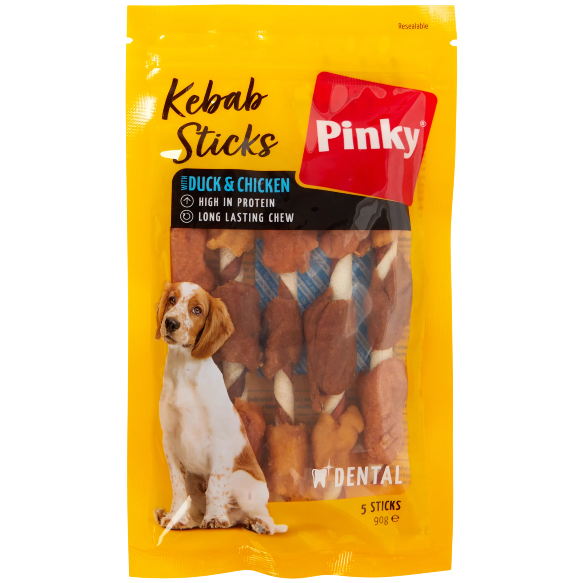 Pinky Hundesnacks Kebab Sticks mit Ente und Huhn
