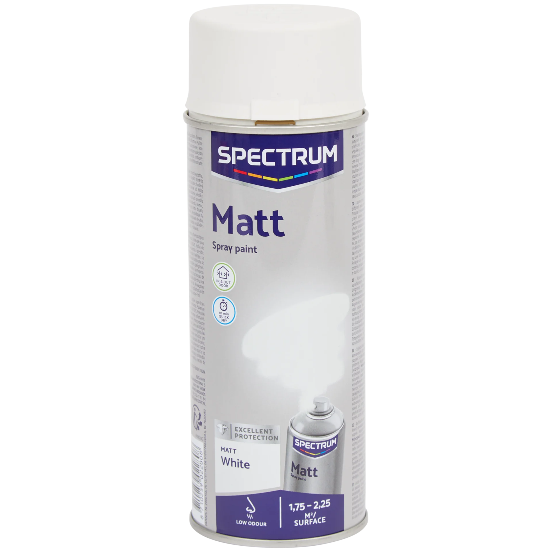 Spectrum Sprühfarbe Mattweiß