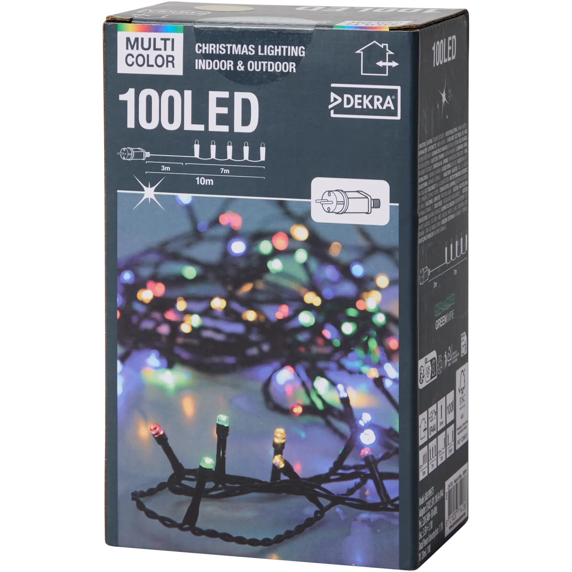 Weihnachtsbeleuchtung mehrfarbig